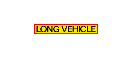 Adesivo Long Vehicle – Segnalazione per Veicoli Lunghi