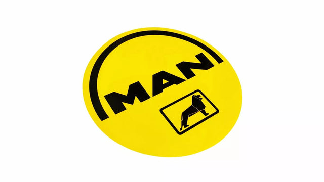 Sticker rond MAN style rétro – 22 cm