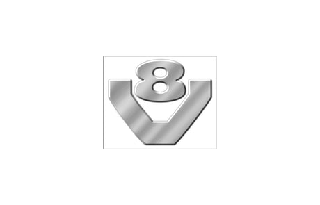 Samolepka V8 18x22 cm