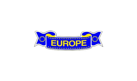 Sticker "Wimpel Europa" – Decorazione in stile europeo