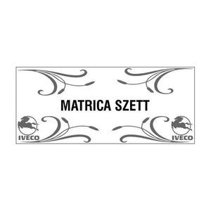 Set od 4 naljepnice za bočna stakla – motivi kamiona