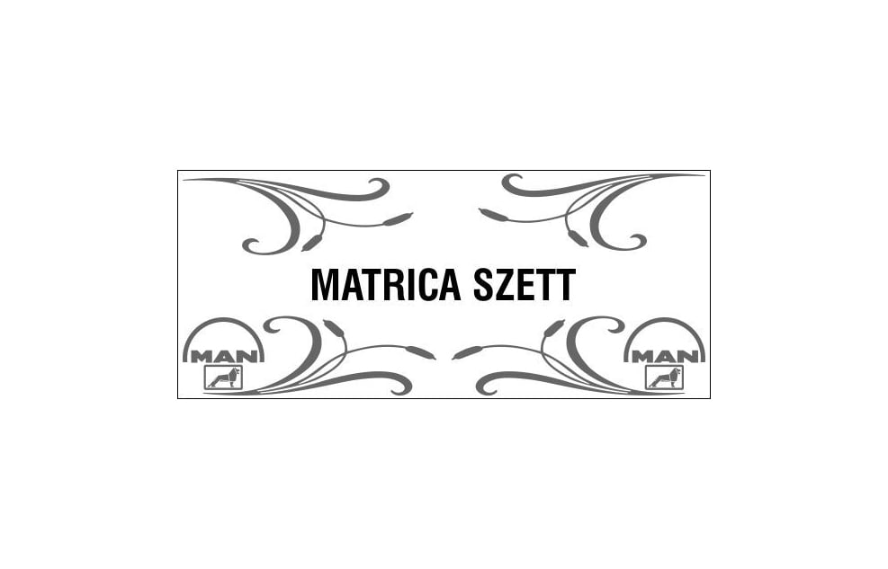 Set od 4 naljepnice za bočna stakla – motivi kamiona