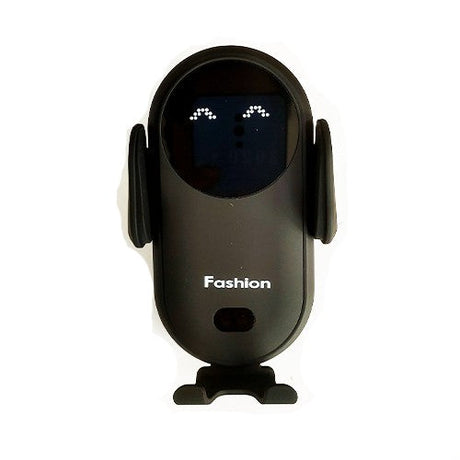 Supporto Smartphone per Bocchetta d'Aria con Chiusura Automatica a Infrarossi e Ricarica Wireless