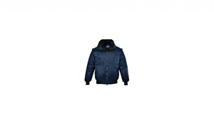 Chaqueta Piloto Azul Marino 3 en 1 con Mangas Desmontables