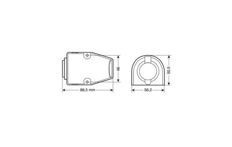 Priză auto pentru brichetă, montaj pe suprafață, rezistentă la apă