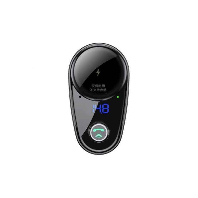 Încărcător auto cu Bluetooth FM Transmitter Baseus Locomotive, 3.4A, 2x USB