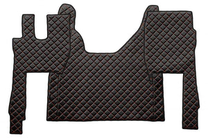 Quilted Faux Leather Floor Mat for Ford F-Max (From 2018)