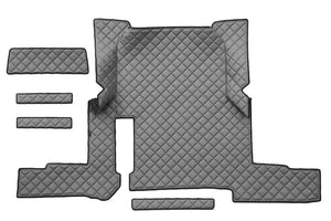 Луксозен капитониран кожен стелаж за MAN TGX автоматик (2018-2020) – с едно чекмедже