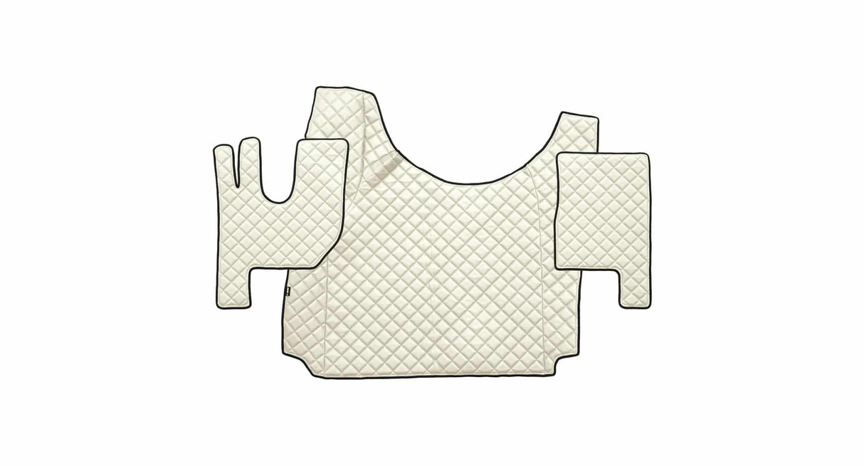 Tappeto cabina in similpelle trapuntato per Renault T tunnel motore (dal 2014)