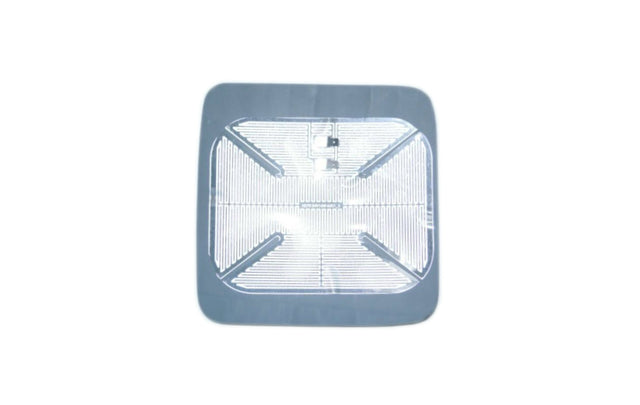 Cristal calefactable para espejo de ángulo muerto Renault camión 180x180mm