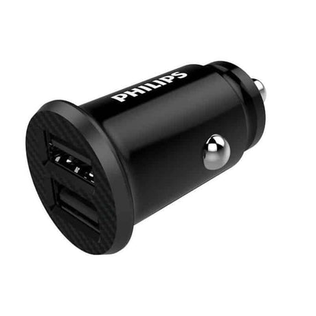 Philips USB avto polnilec – 12W, 2.4A, dvojni USB izhod