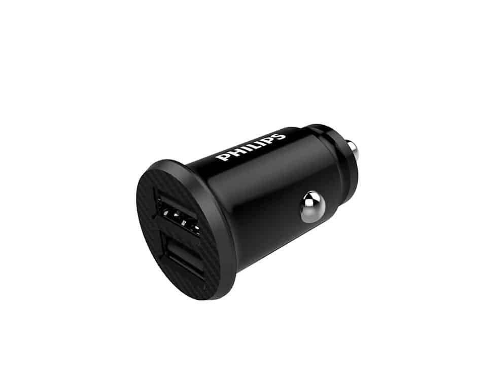 Philips duální USB autonabíječka 12W