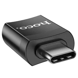 HOCO UA17 USB-C / USB 3.0 adaptér, černý