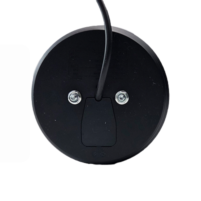 Lampă LED rotundă cu funcție de semnalizare, 12/24V, carcasă transparentă