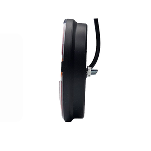 Lampă LED rotundă cu funcție de semnalizare, 12/24V, carcasă transparentă