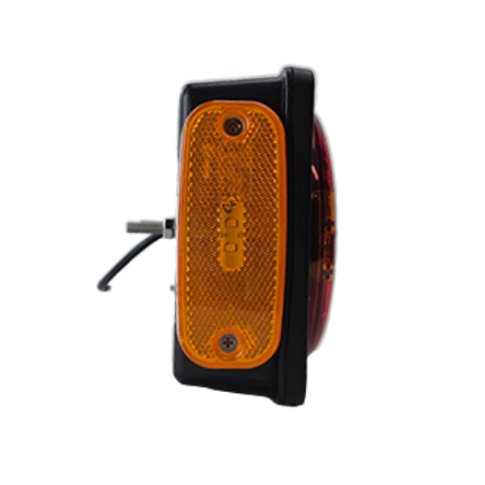 LED zadnja luč s 5 funkcijami – leva, primerna za vzvratno vožnjo, 12/24V