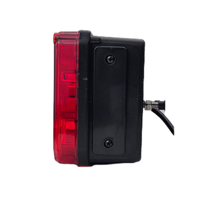 Luz Traseira LED Universal 7 Funções com Suporte para Placa 12-24V