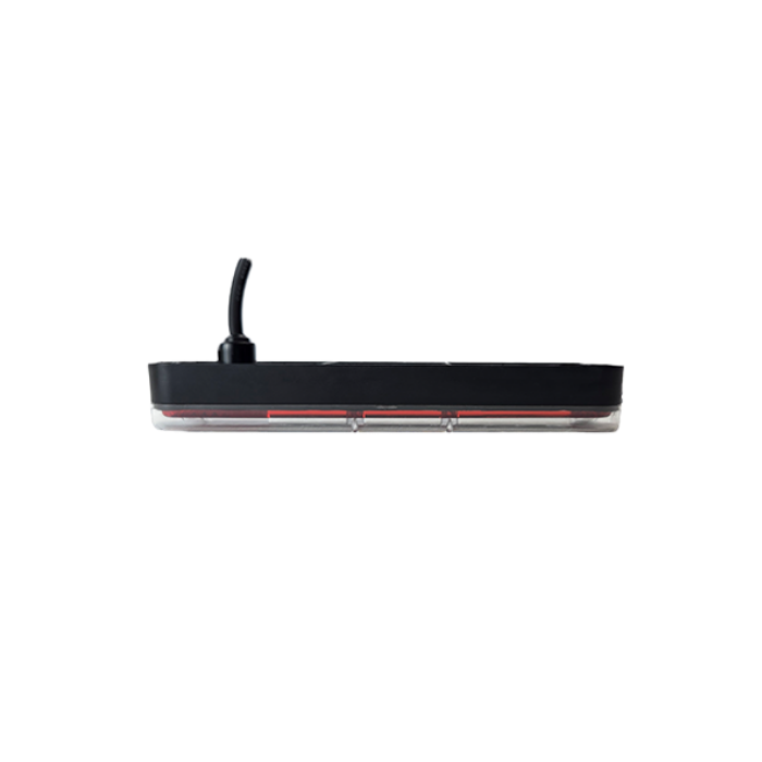 Luz LED trasera 3 funciones con prisma para remolque 12/24V