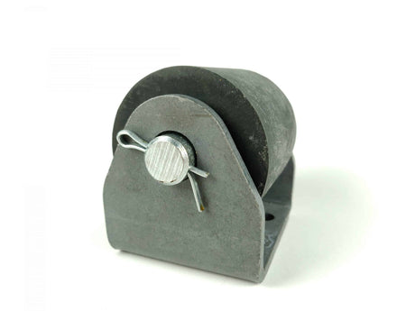 Gumový nárazník s valčekom na ochranu zadnej časti vozidla