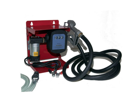 Pompe et distributeur de carburant 12V avec compteur, 40L/min