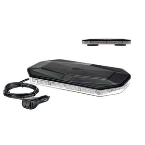 Luz de Advertência LED Amarela com Base Magnética para Veículos – 48W ou 80W