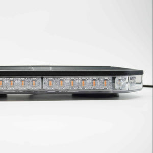 Luz de Advertência LED Amarela com Base Magnética para Veículos – 48W ou 80W