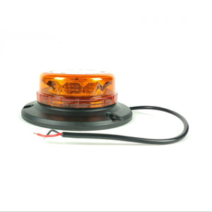 Lampă stroboscopică LED galbenă, ultra-subțire, 12/24V, cu 3 funcții