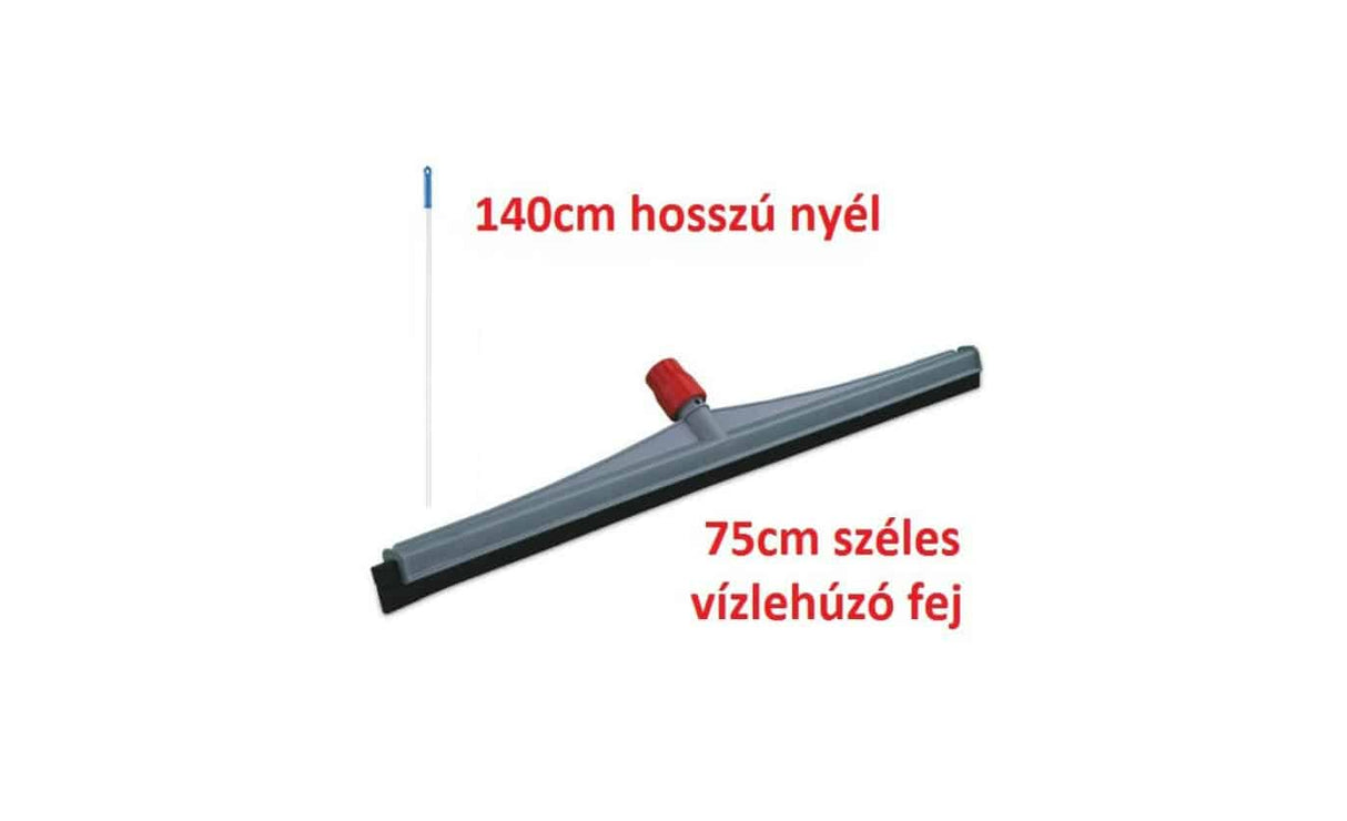 Racletă pentru apă cu mâner din aluminiu, 140 cm