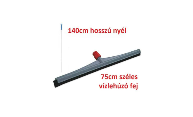 Racletă pentru apă cu mâner din aluminiu, 140 cm
