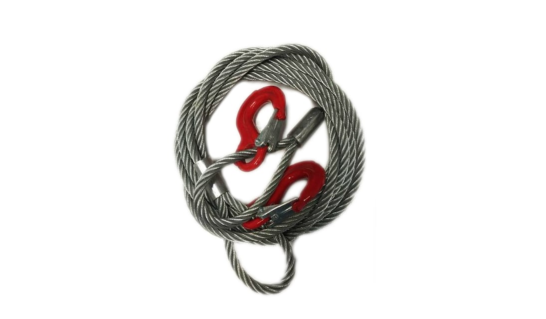 Steel Wire Tow Rope 4m 6000kg