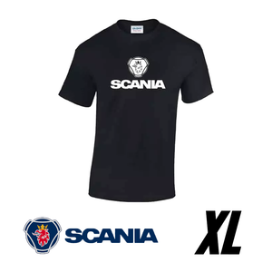 Camiseta Scania 100% algodón – Negra