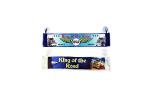 Mini vodoravna zastava za auto s vakuumskim držačima