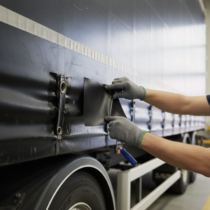 Set za popravak cerade – 4 samoljepljive PVC zakrpe 15x21 cm