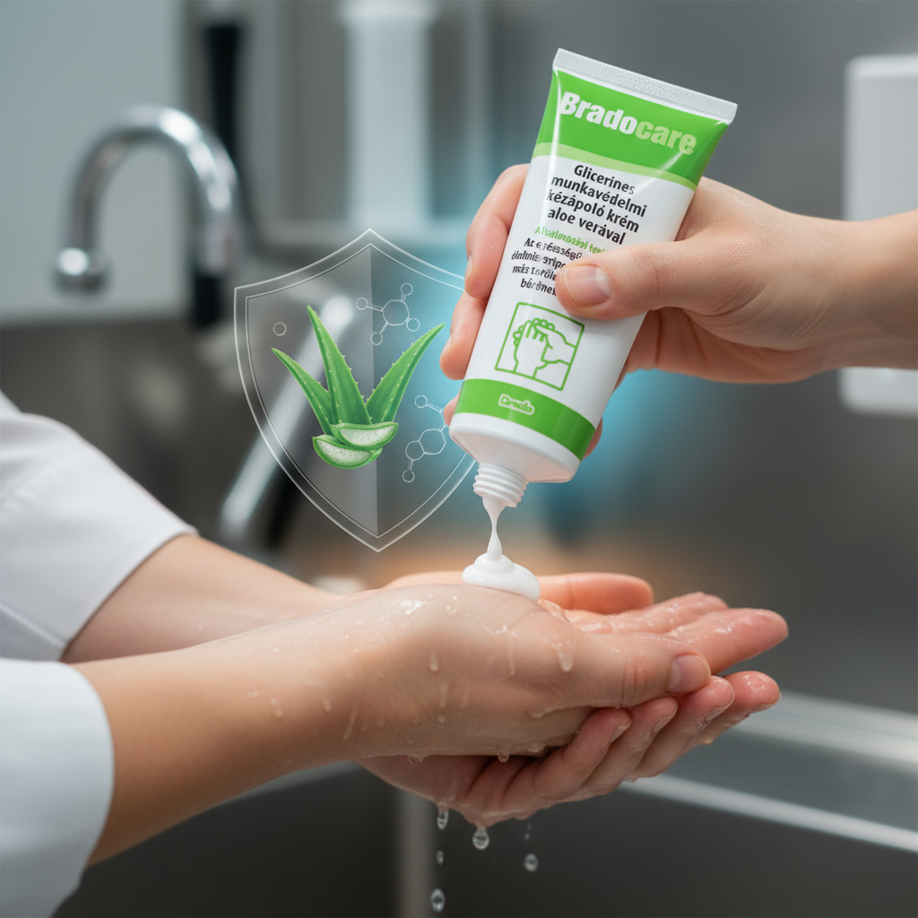 Ochranný krém na ruce s glycerinem a aloe vera 100 ml