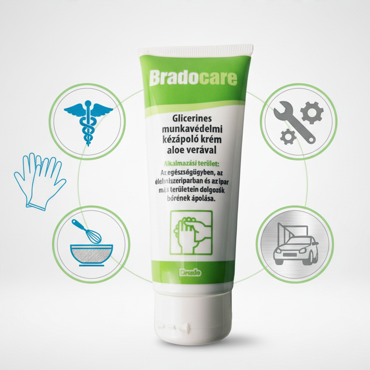 Ochranný krém na ruce s glycerinem a aloe vera 100 ml