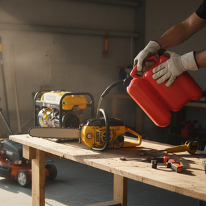 Bidón doble para gasolina y aceite Carmotion 6+3L