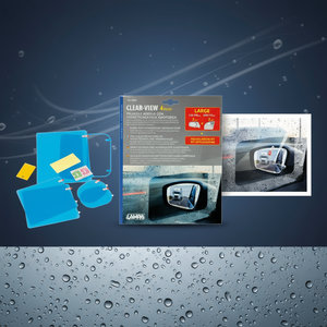 Komplet vodoodbojnih folij za ogledala in stekla – nano tehnologija