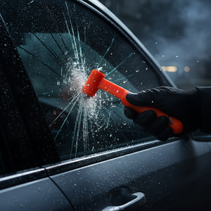 Martillo rompecristales y cortador de cinturón de seguridad