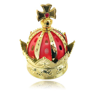 Odorizant auto Crown – design de coroană, auriu, diverse arome