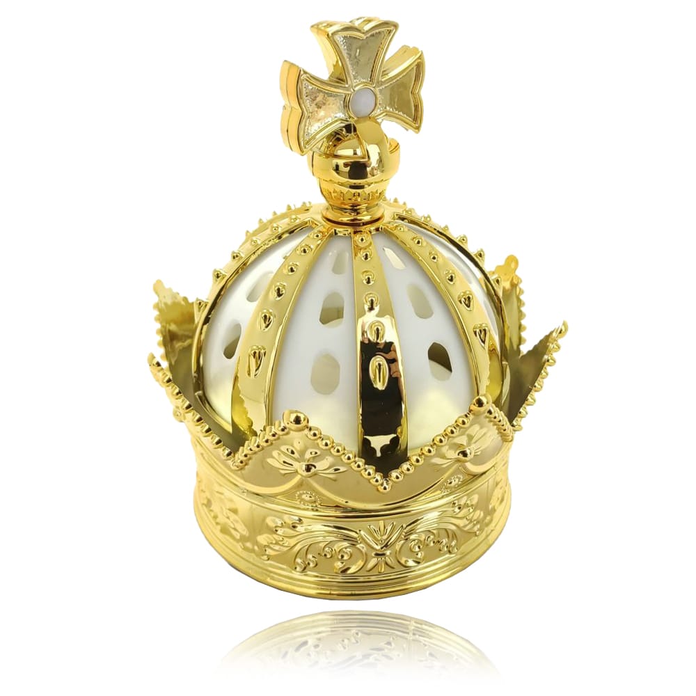 Odorizant auto Crown – design de coroană, auriu, diverse arome