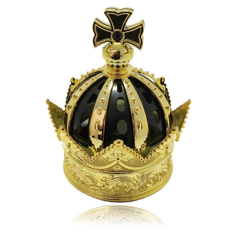 Odorizant auto Crown – design de coroană, auriu, diverse arome