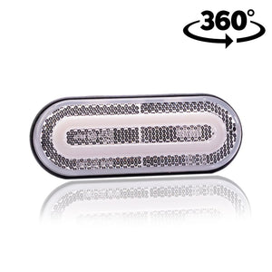 Lampă de poziție LED cu carcasă rotunjită, transparentă, 12-36V