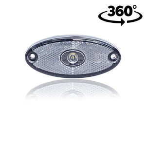 Luz de posición LED ovalada FlatpointII Aspöck