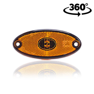 Luz de posición LED ovalada FlatpointII Aspöck