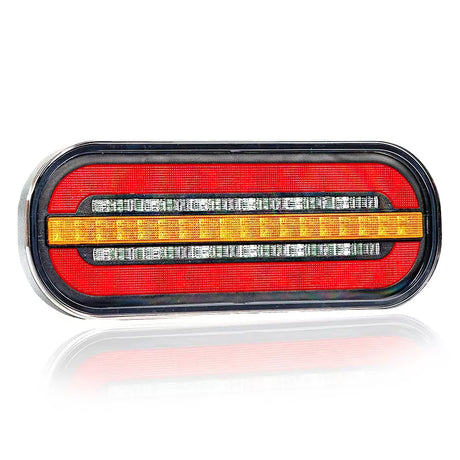Feu arrière LED 3 fonctions avec clignotant dynamique – 12/24V