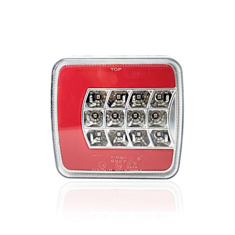 Luz LED de 4 funciones transparente 12/24V (sin reflector)