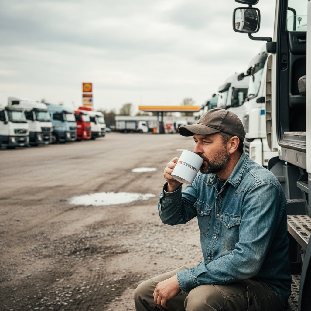 Mug blanc Hungarocamion – 3 dl