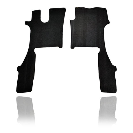 Passgenauer Filzteppich für Scania Lkw – Schwarz