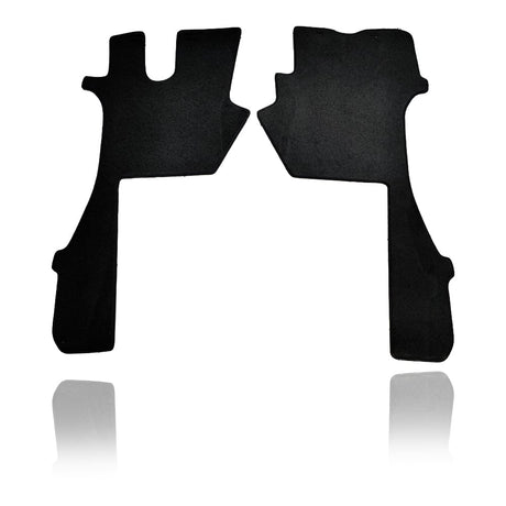 Passgenauer Filzteppich für Scania Lkw – Schwarz