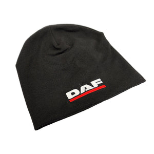 Pletena zimska kapa za voznike tovornjakov z izvezenim logotipom